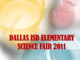 Dallas ISD Elementary Science Fair 2011