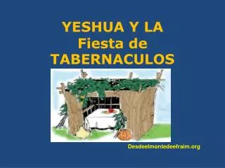 yeshua y la fiesta de tabernaculos
