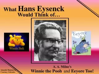 What Hans Eysenck