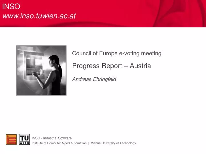 council of europe e voting meeting progress report austria andreas ehringfeld