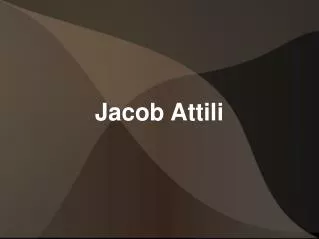 Jacob Attili is a fitness conscious person