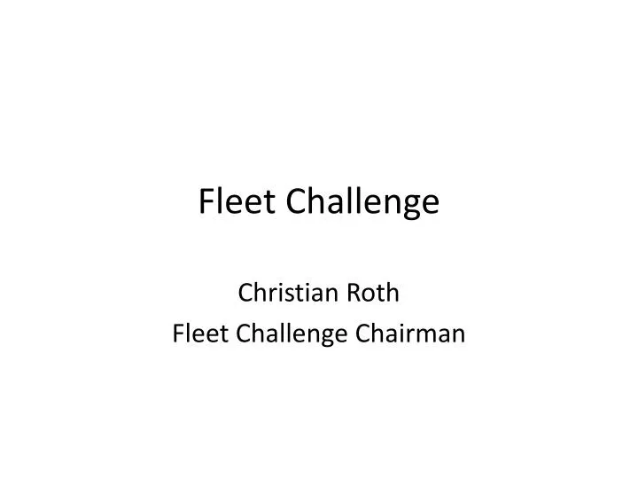 fleet challenge