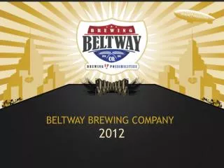 Beltway Brewing Company Business Plan
