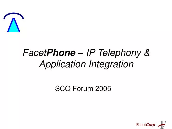 facet phone ip telephony application integration