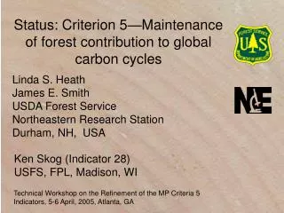 status criterion 5 maintenance of forest contribution to global carbon cycles