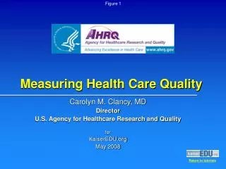 Measuring Health Care Quality