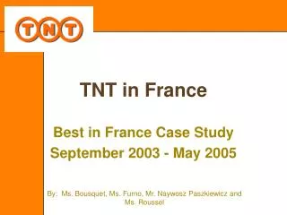 TNT in France
