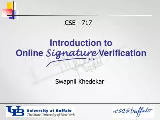 Introduction to Online Signature Verification
