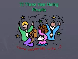 TI Three Year Hiring Results