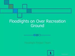 Floodlights on Over Recreation Ground