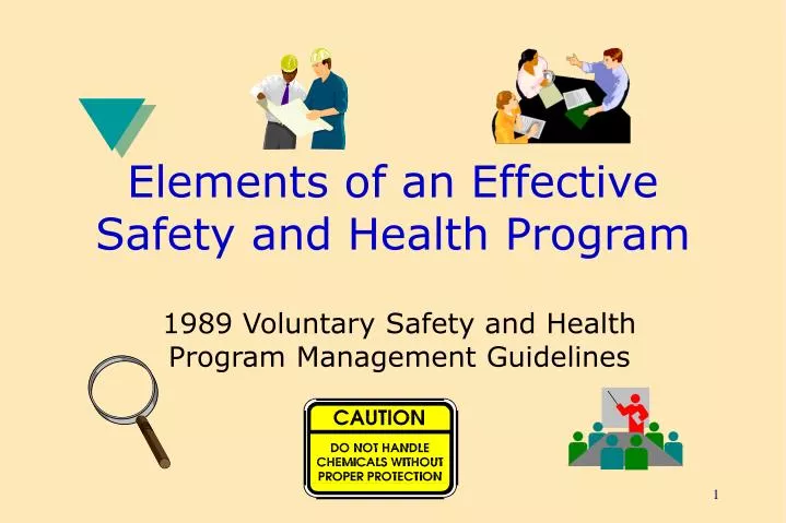 elements of an effective safety and health program
