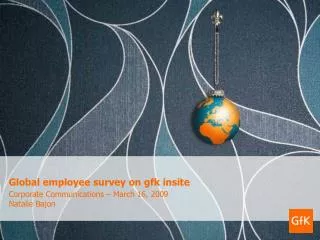 Global employee survey on gfk insite