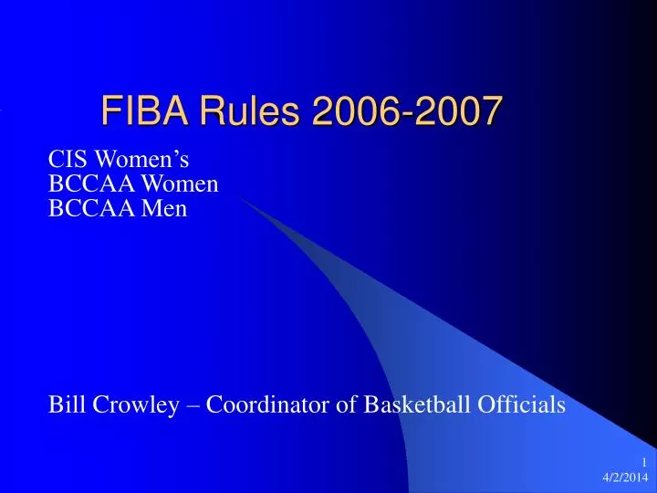 fiba rules 2006 2007