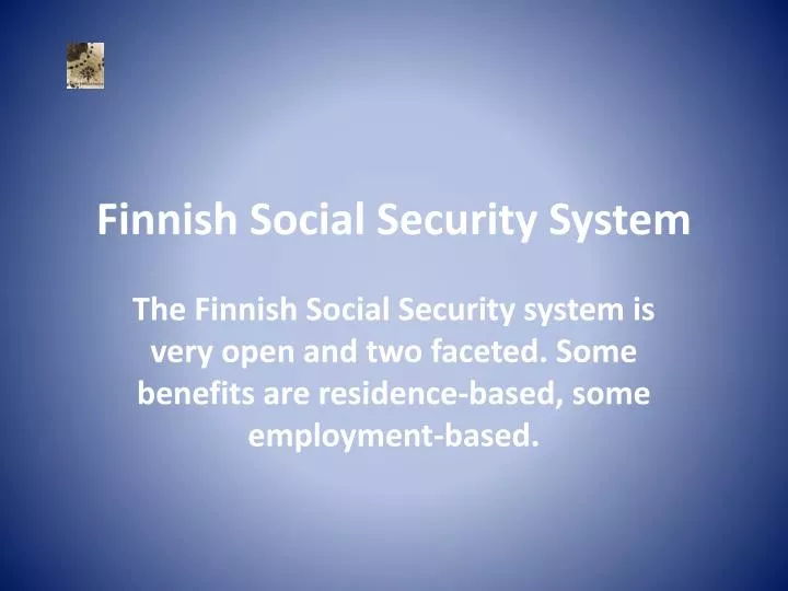 finnish social security system