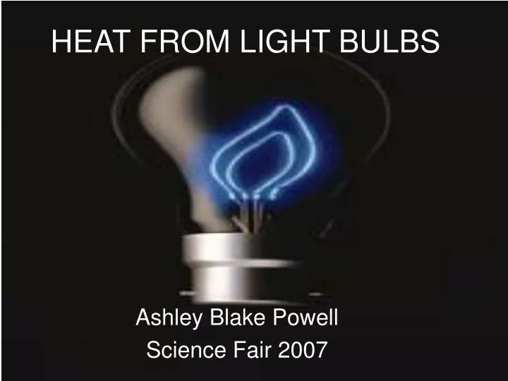 heat from light bulbs