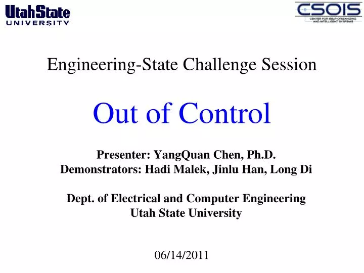engineering state challenge session out of control