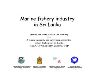Marine fishery industry in Sri Lanka