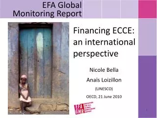 Financing ECCE: an international perspective