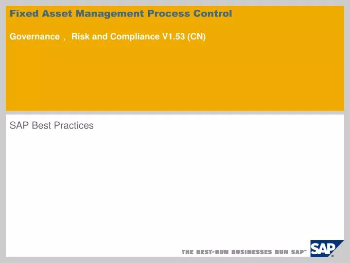 fixed asset management process control governance risk and compliance v1 53 cn