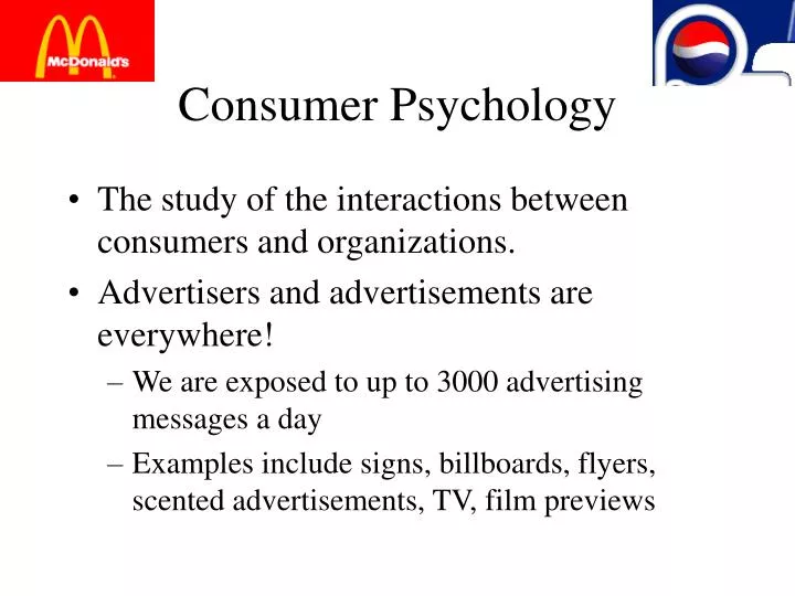 consumer psychology