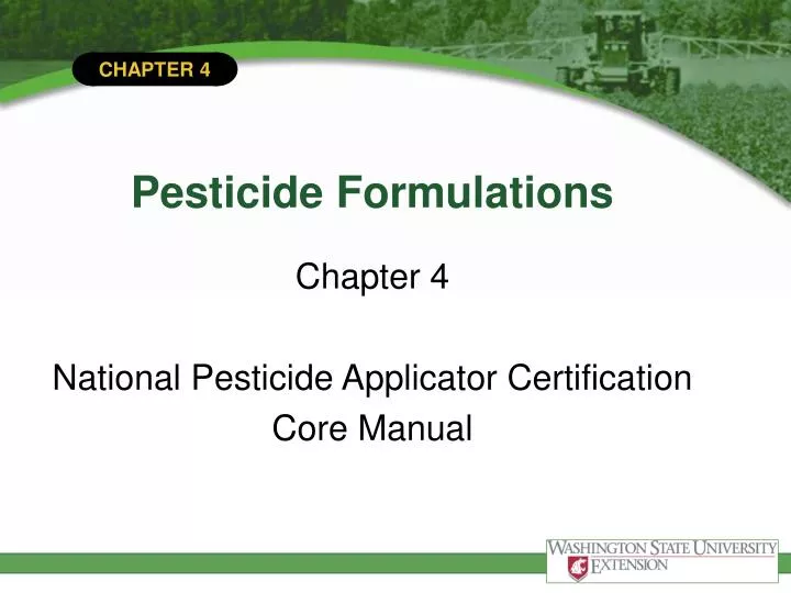 pesticide formulations