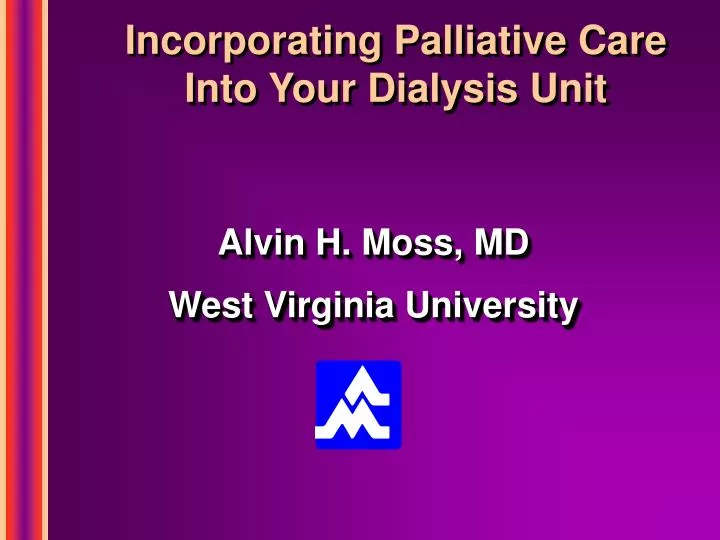 incorporating palliative care into your dialysis unit