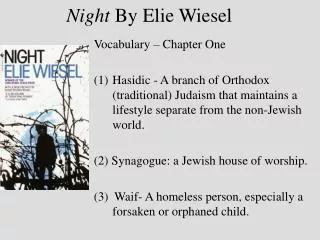 Night By Elie Wiesel