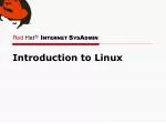 Introduction to Linux - slide 1