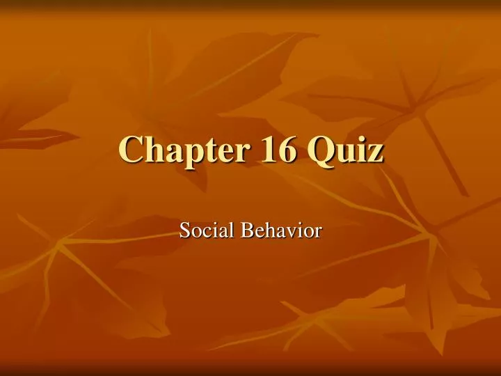 chapter 16 quiz