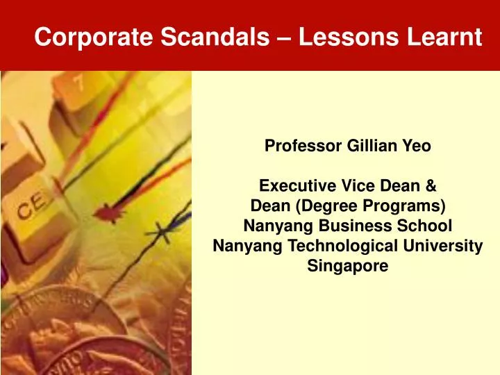corporate scandals lessons learnt
