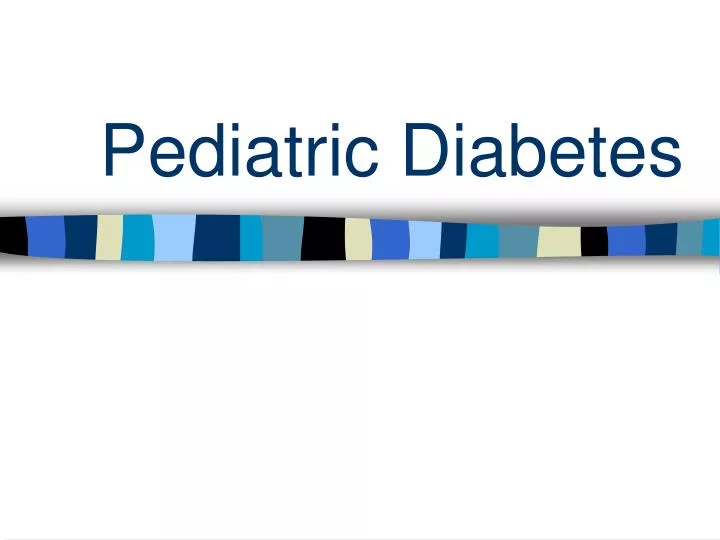 pediatric diabetes