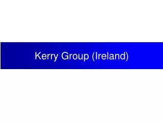 Kerry Group (Ireland)