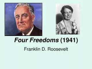 Four Freedoms (1941)