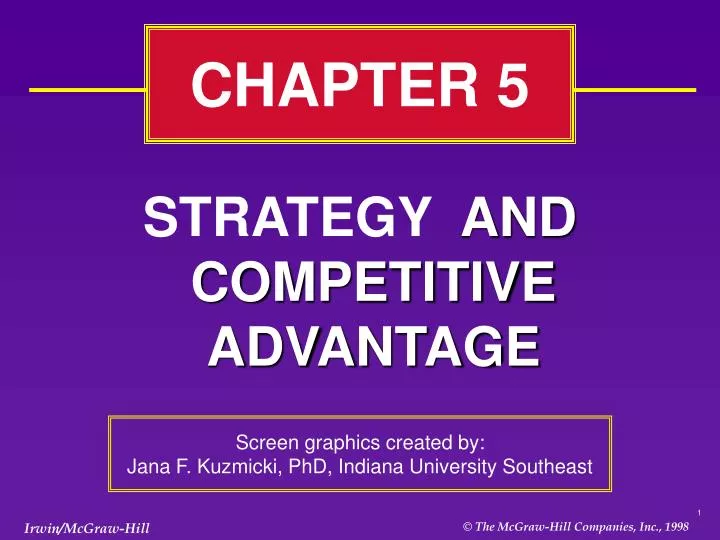 strategy and competitive advantage
