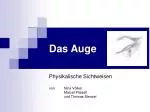 Das Auge - slide 1