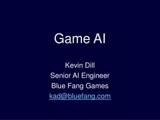 Game AI