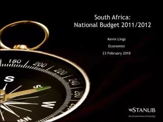South Africa: National Budget 2011/2012