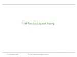 TFB Test Set-Up and Testing - slide 1