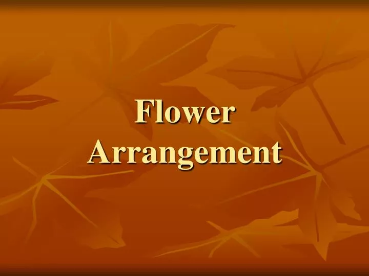 flower arrangement
