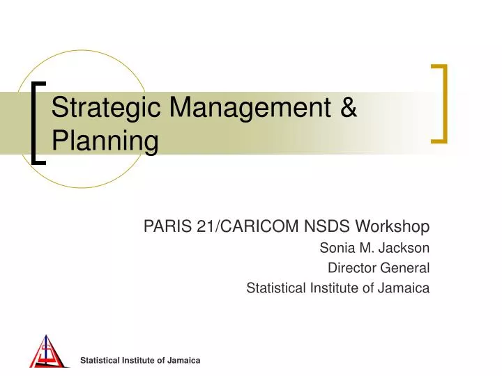 strategic management planning