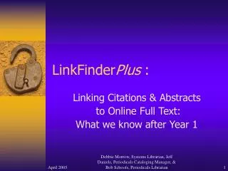 LinkFinder Plus :