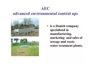 AEC advanced environmental control aps