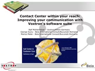 Contact Center within your reach: Improving your communication with Voxtron's software suite