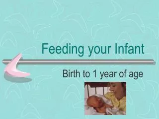 Feeding your Infant