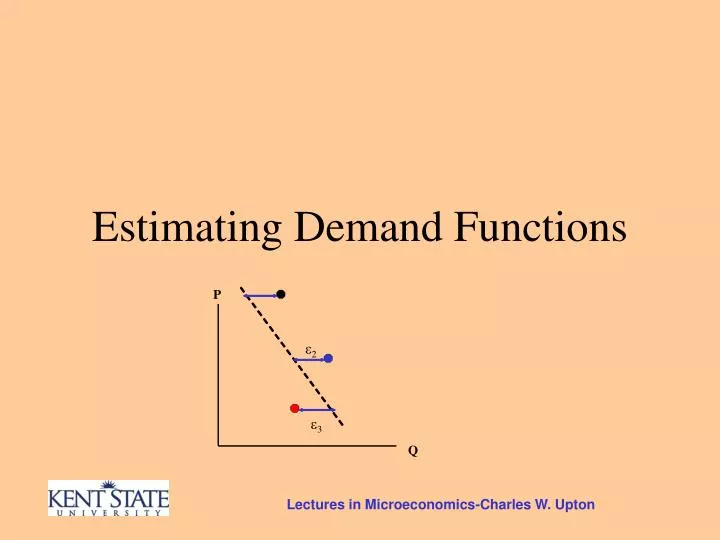 estimating demand functions