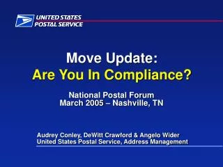 Move Update: Are You In Compliance?