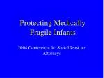 Protecting Medically Fragile Infants - slide 1