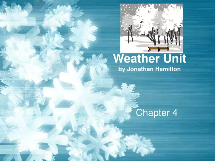 weather unit by jonathan hamilton