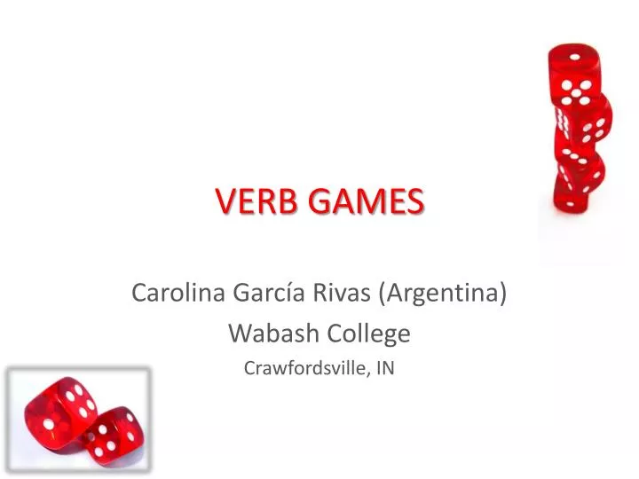 verb games
