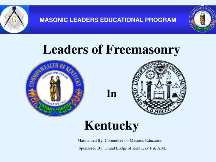 masonic leaders educational program